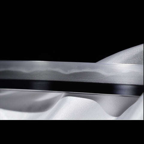 Hand Forged Japanese Samurai Katana Sword Tamahagane Steel Blade Clay Tempered Iron Tsuba-COOLKATANA-ZS-0063-U