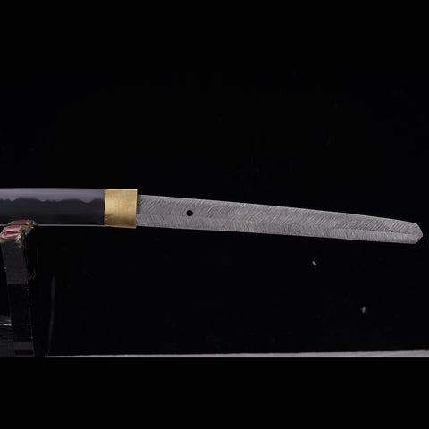 Hand Forged Japanese Samurai Sword Smelted Steel Sashikomi A+ Polishing Grade Clay Tempered-COOLKATANA-ZS-0026-U