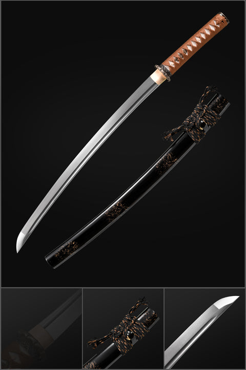 Hand Forged Japanese Wakizashi Sword -SL-1300-U