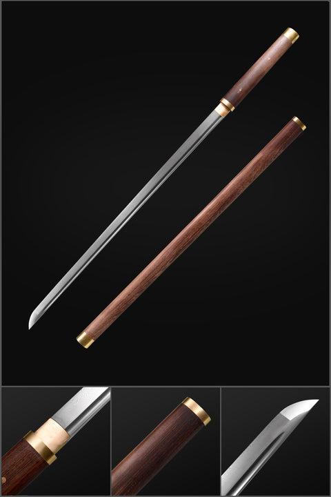 Katana with Full Tang Shirasaya