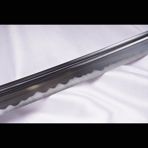 Hand Forged Japanese Samurai Katana Sword Manganese Steel Blade Clay Tempered Brass Tsuba-COOLKATANA-ZS-0062-U