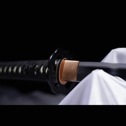 Hand Forged Japanese Samurai Sword High Hardness High Toughness Tool Steel Vacuum+Cryogenic-COOLKATANA-ZS-0014-U