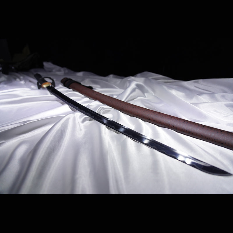 Hand Forged Japanese Iaito Practice Sword Stainless Steel Full Tang Iron Tsuba Unsharpened - COOLKATANA 