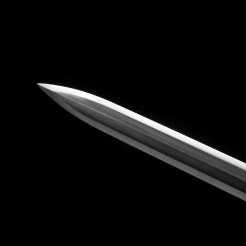 Handmade Chinese Sword Double Dragon Han Jian Folded Steel Blade Ebony Scabbard-COOLKATANA-SL-6009-U