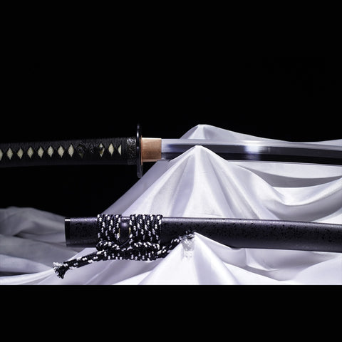 Hand Forged Japanese Samurai Sword High Hardness High Toughness Tool Steel Vacuum+Cryogenic-COOLKATANA