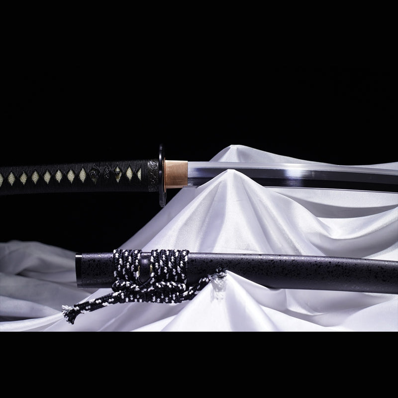 Hand Forged Japanese Samurai Sword High Hardness High Toughness Tool Steel Vacuum+Cryogenic - COOLKATANA 
