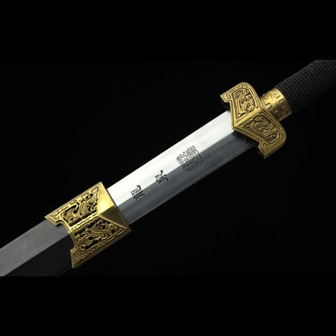 Handmade Chinese Sword Warring States Sword Folded Steel Blade Hand Finely Ground-COOLKATANA-SL-3005-U