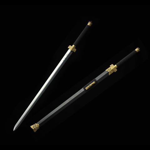 Handmade Chinese Sword Warring States Sword Folded Steel Blade Hand Finely Ground-COOLKATANA-SL-3005-U