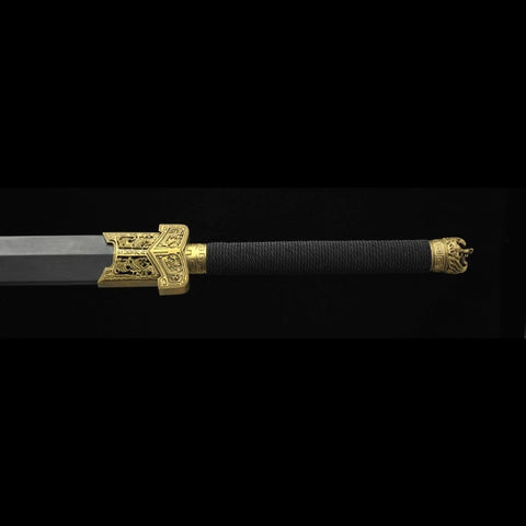 Handmade Chinese Sword Warring States Sword Folded Steel Blade Hand Finely Ground-COOLKATANA-SL-3005-U
