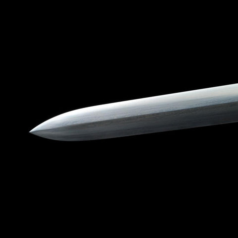 Handmade Chinese Sword Fire Dragon Sword Folded steel Blade Finely Polished by Hand Ebony Scabbard-COOLKATANA-SL-3087-U