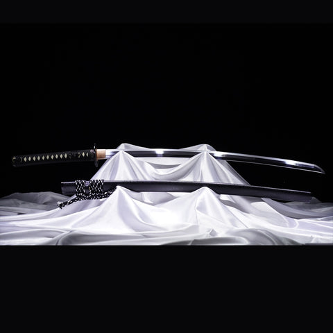 Hand Forged Japanese Samurai Sword High Hardness High Toughness Tool Steel Vacuum+Cryogenic-COOLKATANA-ZS-0014-U