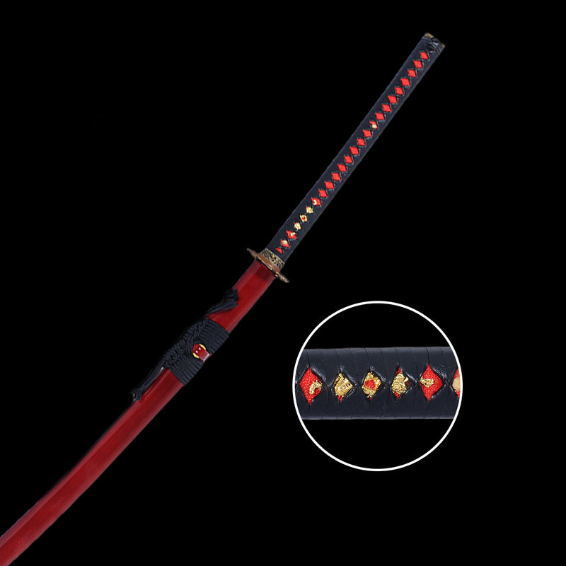 Hand Forged 53inch Odachi Japanese Samurai Long Sword 1095 Carbon Stee 