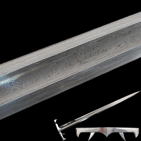 Hand Forged European Sword of Immortals Kurgan Sword Iron Fittings Functional-COOLKATANA-SL-1397-U