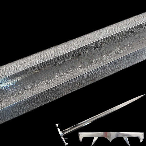 Hand Forged European Sword of Immortals Kurgan Sword Iron Fittings Functional-COOLKATANA