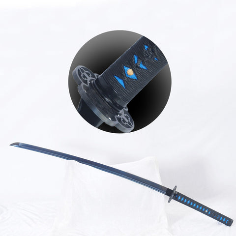 Blue Japanese Samurai Katana Replica Sword