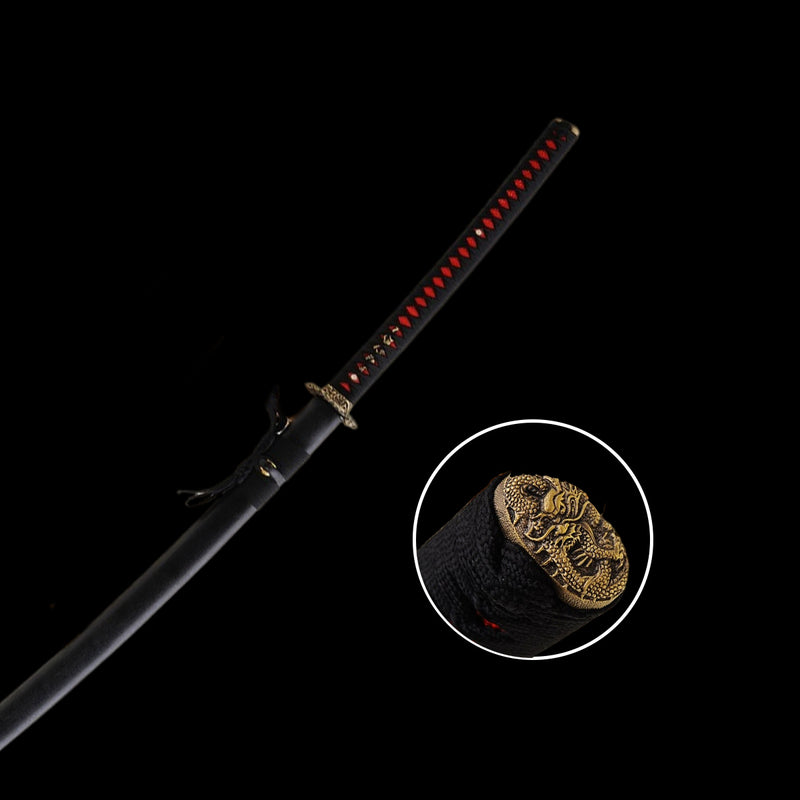 Hand Forged 53inch Nodachi Japanese Samurai Long Sword Folded Steel Re 