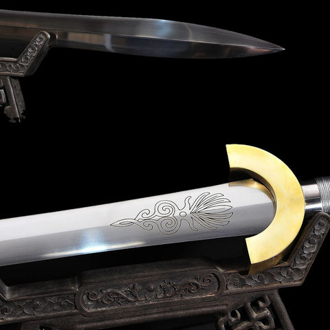Hand Forged European Sword Replica of Harpe In Clash of The Titans Full Tang Battle Ready-COOLKATANA-SL-1372-U