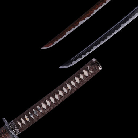 COOLKATANA Japanese Daisho Set with Brown Handle