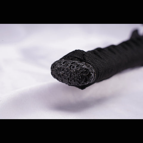 Hand Forged Japanese Wakizashi Sword Manganese Steel Oil Quenching Iron Tsuba-COOLKATANA-ZS-0081-U