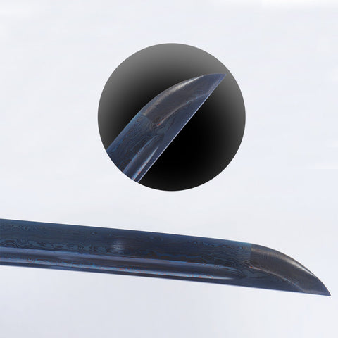 Blue Japanese Samurai Katana Balde-SL-1256-U