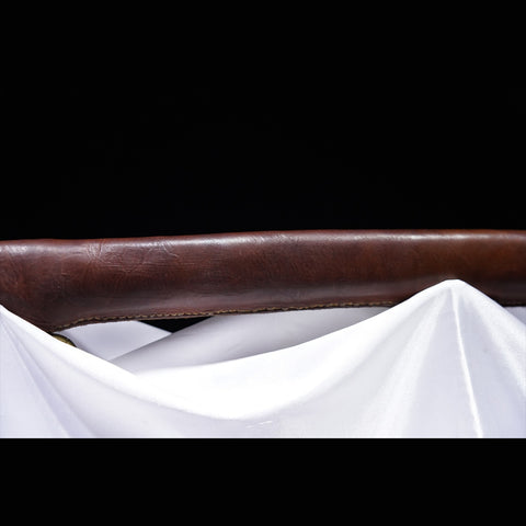Hand Forged Japanese Samurai Katana Sword Folded Steel Sashikomi A+ Polishing Grade Clay Tempered Copper Tsuba-COOLKATANA-ZS-0079-U