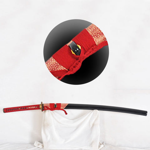 Hand Forged Hazuya Polished Japanese Katana Sword Clay Tempered Shihozume Structure-COOLKATANA-SL-767-U