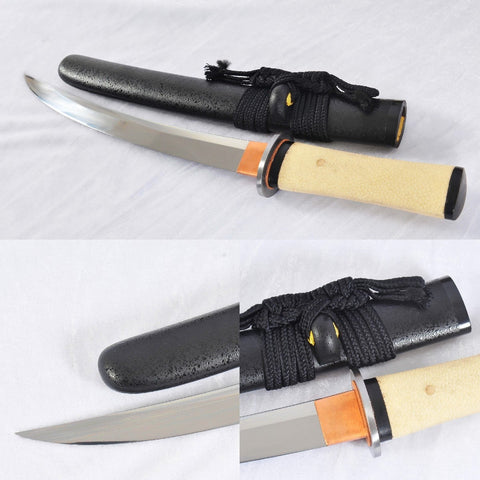 Hand Forged Japanese Tanto 20inch Short Sword 1095 High Carbon Steel Blade Full Tang-COOLKATANA