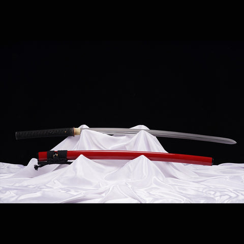 Hand Forged Japanese Samurai Katana Sword T10 Steel Blade Clay Tempered Full Tang-COOLKATANA-ZS-0059-U