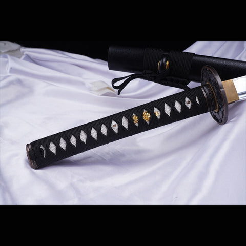 Hand Forged Japanese Iaito Practice Sword Aluminum Blade Alloy Tsuba Unsharpened-COOLKATANA