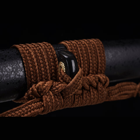 Hand Forged Japanese Samurai Sword Smelted Steel Sashikomi A+ Polishing Grade Clay Tempered-COOLKATANA-ZS-0026-U