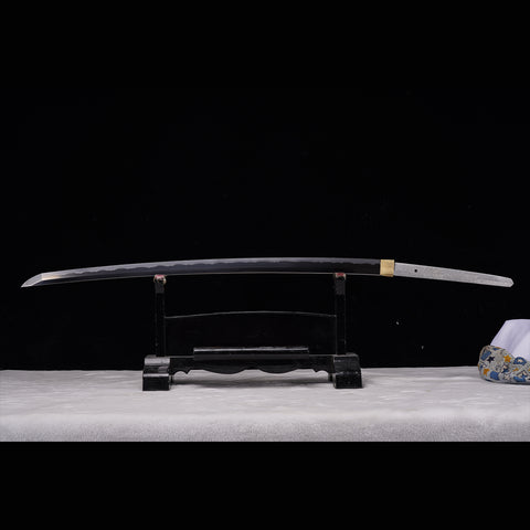 Hand Forged Japanese Samurai Sword Smelted Steel Sashikomi A+ Polishing Grade Clay Tempered-COOLKATANA-ZS-0026-U