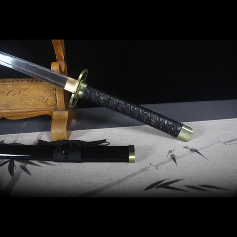 Handmade Anime Bleach Gin Ichimaru Katana Sword Kamishiniyali Zanpakutou 1045 Steel Blade Full Tang-COOLKATANA
