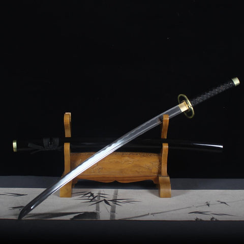 Handmade Anime Bleach Gin Ichimaru Katana Sword Kamishiniyali Zanpakutou 1045 Steel Blade Full Tang-COOLKATANA