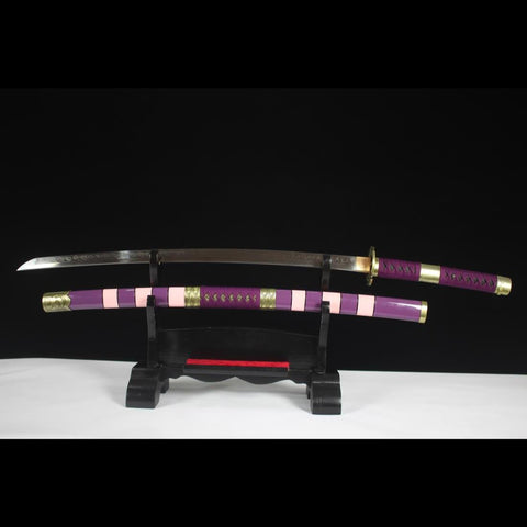 Anime sword Nidai Kitetsu One Piece Samurai Sword T10 Steel Blade HY-0004 COOLKATANA 1