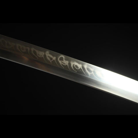 Anime sword Nidai Kitetsu One Piece Samurai Sword T10 Steel Blade Hand Sharpening HY-0004 COOLKATANA 6