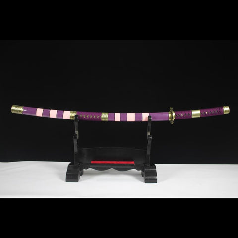 Anime sword Nidai Kitetsu One Piece Samurai Sword T10 Steel Blade HY-0004 COOLKATANA 3