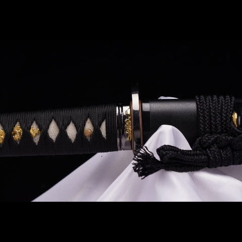 Hand Forged Muramasa Japanese Samurai Sword Manganese Steel Blade Oil Quenching Alloy Tsuba-COOLKATANA