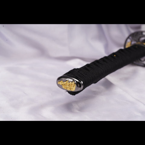 Hand Forged Muramasa Japanese Samurai Sword Manganese Steel Blade Oil Quenching Alloy Tsuba-COOLKATANA