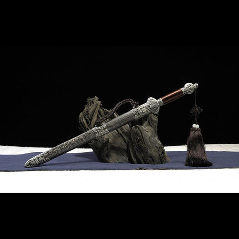 Handmade Chinese Sword Little JinFu Short Sword Folded Steel Blade Finely Polished-COOLKATANA-SL-7125-U