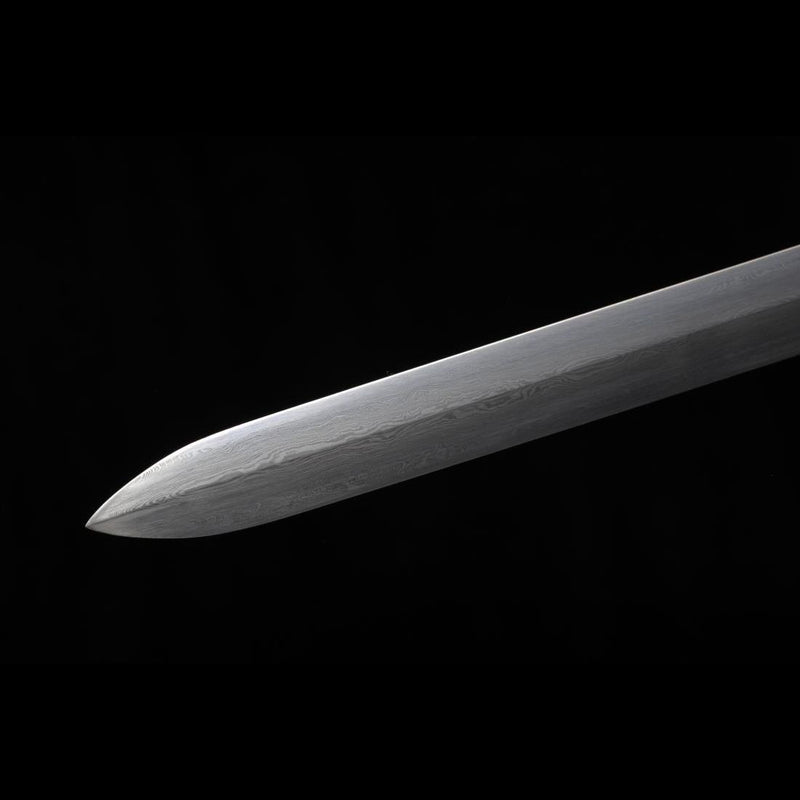 Handmade Chinese Sword Little JinFu Short Sword Folded Steel Blade Finely Polished - COOLKATANA 