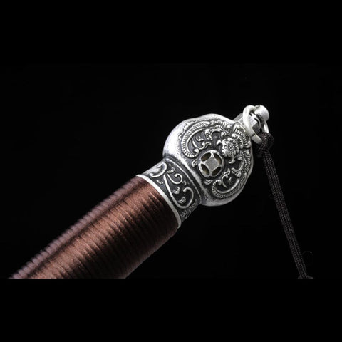 Handmade Chinese Sword Little JinFu Short Sword Folded Steel Blade Finely Polished-COOLKATANA-SL-7125-U