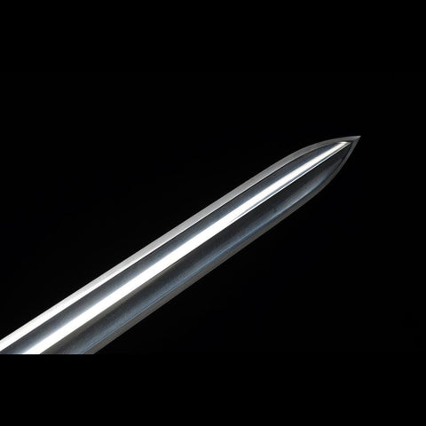 Handmade Chinese Sword Gentleman Sword Folded Steel Blade Ebony Scabbard-COOLKATANA-SL-3019-U
