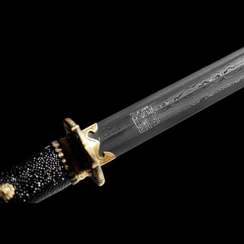 Handmade Chinese Sword Loyalty Sword Folded steel Finely Sharpened Eight-sided Blade-COOLKATANA-SL-6059-U