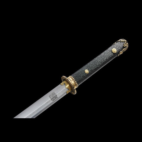 Handmade Chinese Sword Loyalty Sword Folded steel Finely Sharpened Eight-sided Blade-COOLKATANA