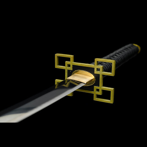 Katana Sword with Golden Tsuba