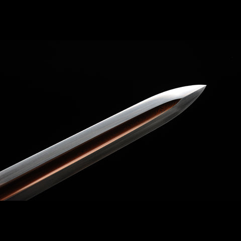 Handmade Chinese Sword Snow Sword Aoxue Jian Folded Steel Blade Ebony Scabbard-COOLKATANA-SL-3020-U