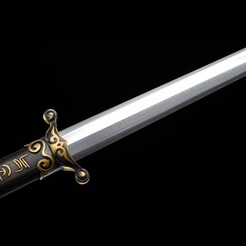 Handmade Chinese Sword General Short Sword Folded Steel Eight-sided Blade-COOLKATANA