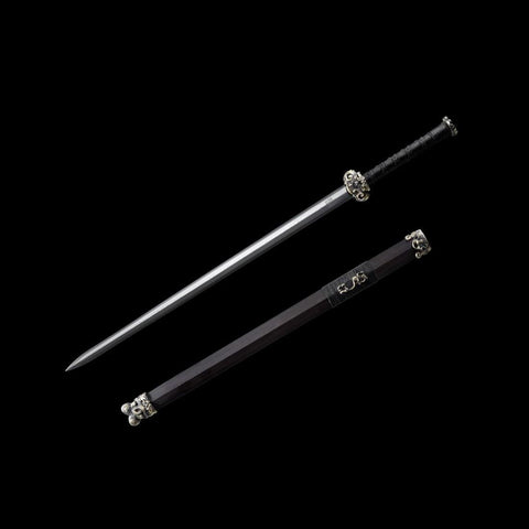 Handmade Chinese Swords Youlong Jian Longquan Sword Folded steel Eight-sided Blade-COOLKATANA-SL-6061-U