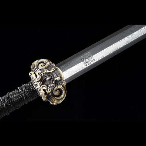 Handmade Chinese Swords Youlong Jian Longquan Sword Folded steel Eight-sided Blade-COOLKATANA-SL-6061-U