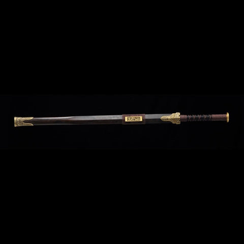 Handmade Chinese Sword Warring States BenChu Jian Folded Steel Eight-Sided Blade-COOLKATANA-SL-6019-U